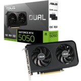  Grafička karta ASUS VGA DUAL-RTX5050-O8G 8GB GDDR6 OC, 128-bit, 3x DP, 1x HDMI/ 90YV0N72-M0NA00/ 36 mjeseci | Eponuda.ba