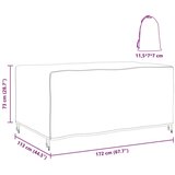  Navlaka za vanjski namještaj Crna 172 x 113 x 73 cm 210D | shoptok.hr