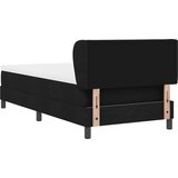  s opruga kutije s uzglavljem Crna 90 x 190 cm tkanina | shoptok.hr