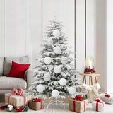  Set Božićnih Kuglica XL 9 pcs Bijelo Plastika | shoptok.hr