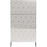  Zaslon za privatnost 100 x 50 x 180 cm Nehrđajući čelik Srebrna | shoptok.hr