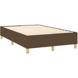  Box spring postelja z vzmetnico temno rjav 120x200 cm blago, (20725667) | Shoptok.si