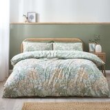 Catherine Lansfield Zelena enojna posteljnina 135x200 cm Forest Blossom – | Shoptok.si