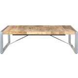 Maison Chic Klubska mizica - kavna mizica - Nizka mizica 140x140x40 cm robusten mangov les, (21754340) Cene