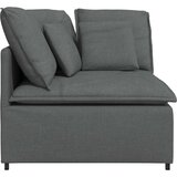  Modularna sofa Kutni modul s jastucima tamno siva 100 cm | shoptok.hr