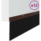  Držač četke za vrata 12 pcs Smeđa 100 cm Aluminijski legura | shoptok.hr