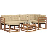  Set vanjskih sofa 7 kom. Prirodna i bež | shoptok.hr