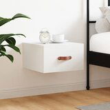 The Living Store Stenska nočna omarica bela 35x35x20 cm - Stenska Nočna Omarica, (21428920) | Shoptok.si