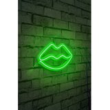 Wallity Dekorativna LED rasveta Lips, 36x19x2cm, Zelena | ePonuda.com