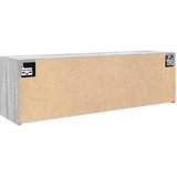  Kupaonski zidni ormarić sivi Sonoma 100x25x30 cm izrađeno drvo | shoptok.hr