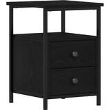 vidaXL Nočne omarice 2 kosa črni hrast 34x35,5x50 cm inženirski les | Shoptok.si