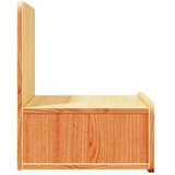  Noćni ormarić s ladicama 2 pcs Vosak smeđa 44 x 32,5 x 40 cm | shoptok.hr