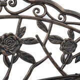 vidaXL Bistro klupa 100 cm brončana od lijevanog aluminija | shoptok.hr