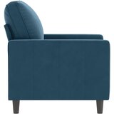  Fotelja plava 60 cm baršunasta | shoptok.hr