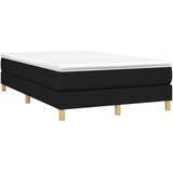 Krevet box spring s madracem crni 120 x 190 cm od tkanine | Eponuda.com