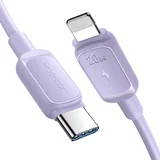 Kabel za iPhone USB-C - Lightning 20W 1.2m vijoličen, (21090605)
