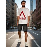 DStreet T-shirt męski z nadrukiem biały | shoptok.hr