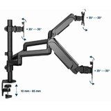 Gembird MA-DA3-01 Podesivi stoni drzac za monitor sa tri ruke, tilt, 17-27 max.7kg | Eponuda.com