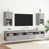 TV ormarići s LED svjetlima 2 kom boja hrasta 30,5x30x60 cm | Eponuda.com