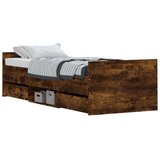  Kreveta s uzglavljem i podnožjem boja hrasta 75 x 190 cm | shoptok.hr