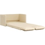 Maison Chic Talni Raztegljiv kavč - Raztegljivi divan 2 v 1 krem 112x174x55 cm blago, (21729252) Cene