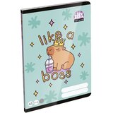 ICO Lizzysuli Lollipop Capybara bilježnica s linijama za 4. razred A5 21-32 | shoptok.hr
