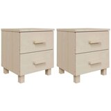vidaXL noćni ormarići 2 kom boja meda 40x35x44,5 cm masivna borovina | shoptok.hr