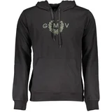 GIAN MARCO VENTURI BLACK MAN SWEATSHIRT WITHOUT ZIP