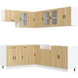  11-dijelni set kuhinjskih ormarića Porto konstruiranog drva | shoptok.hr