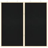  Bilten ploča Crna 80 x 80 x 1.4 cm Masivna borovina | shoptok.hr