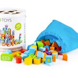  EDUKATIVNE DRVENE KOCKE CITY 100 KOM | Eponuda.com