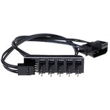 Molex Razdjelni Kabel (4-pin, 1 na 5, 40cm, crni) Cijene