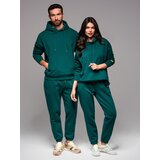 Ombre Unisex sweatshirt set unisex hoodie + drawstring pants in athleisure style | Shoptok.si