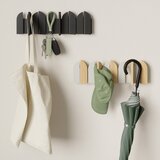 Umbra Mat črn jeklen stenski obešalnik 43 cm Saloon – | Shoptok.si