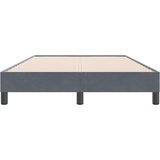 Box Spring krevet bez madracem tamno sivi 120x220 cm baršun | shoptok.hr