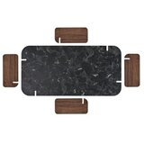 Hanah home Črna klubska mizica 60x120 cm Renard &amp;ndash; Slike