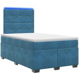  Boxspring krevet s madracem Plava 120 x 190 cm Baršun | shoptok.hr