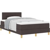 Box Spring postelja z vzmetnico Temno rjava 120x200 cm Tkanina, (22081181) | Shoptok.si