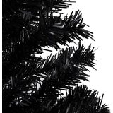  Umjetno božićno drvce LED sa setom kuglica crno 180 cm PVC | shoptok.hr