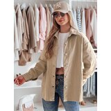 DStreet Kurtka damska przejściowa koszulowa oversize KOSMOJACK c.beżowa | Shoptok.si