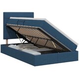  Krevet s madracem i skladištem Plava 120 x 200 cm tkanina | shoptok.hr