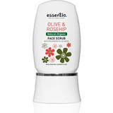 facial scrub olive & rosehip