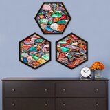Wallity uramljena slika 6GEN1576900, 35x35 cm, 3 dela | ePonuda.com