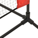  Teniska mreža crno-crvena 500x100x87 cm od poliestera | shoptok.hr