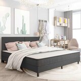 Box spring okvir za krevet od tkanine sivi 200 x 200 cm | shoptok.hr