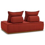 Bobochic Paris Opečnato oranžna sedežna garnitura iz tkanine bouclé 175 cm Elisa – | Shoptok.si
