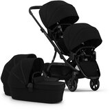 Redsbaby NUVO 2 Twin dječja kolica za blizance 2u1, Platinum Black Cijene