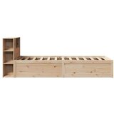 vidaXL Okvir kreveta bez madraca 90 x 200 cm od masivne borovine | shoptok.hr