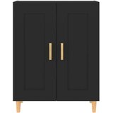  Komoda črna 69,5x34x90 cm konstruiran les, (20807959) | Shoptok.si