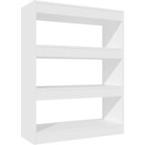 Maison Chic Knjižna omara - Knjižni regal bela 80x30x103 cm konstruiran les, (21725048) Cene